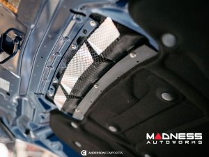 Ford Mustang Hood Vent - Carbon Fiber - Type V5